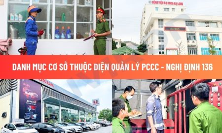 Danh mục cơ sở PCCC được quy định tại Nghị định 136