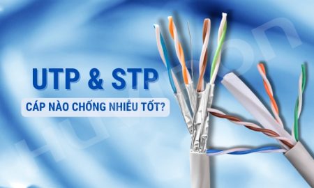 Cáp xoắn đôi UTP và STP khác gì nhau? Loại nào chống nhiễu tốt hơn?