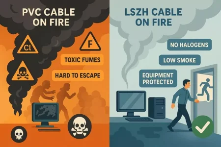 Lựa chọn cáp chống cháy không chứa halogen thân thiện với môi trường
