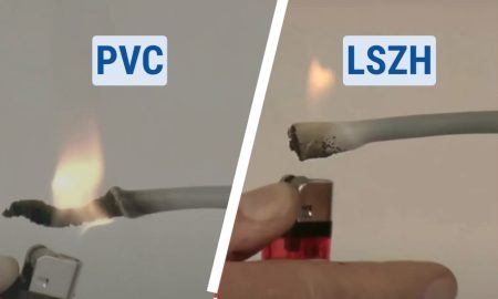 Cáp LSZH có khả năng chống cháy tốt hơn cáp PVC