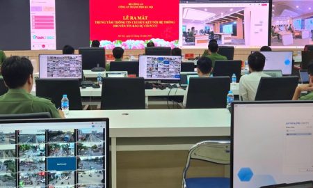 Trung tâm thông tin chỉ huy kết nối hệ thống truyền tin, báo cháy